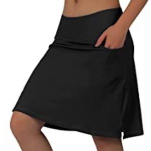 Tanmolo Women’s Black Two Pockets Skort Size L